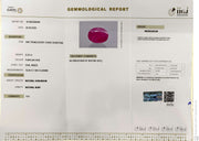 6.34/CT Natural Ruby Stone with Govt. Lab Certificate-16140S206348